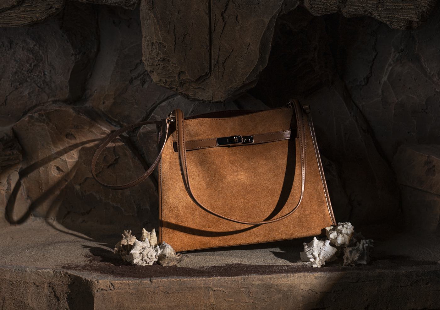 Luxe Series bag lifestyle photography
