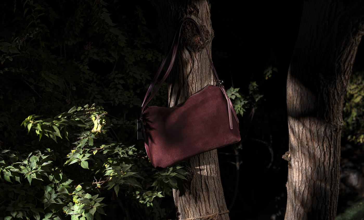Luxe Series leather goods still life